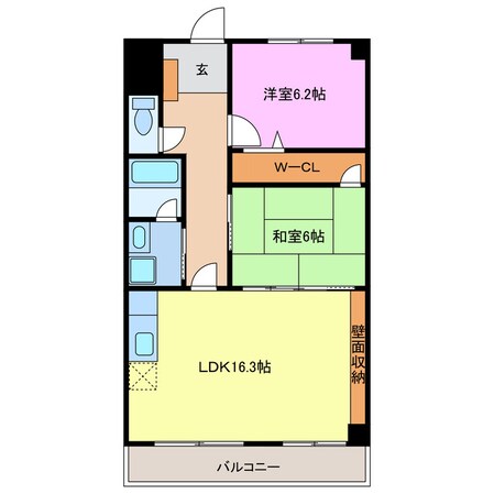 メゾンボー隅田の物件間取画像